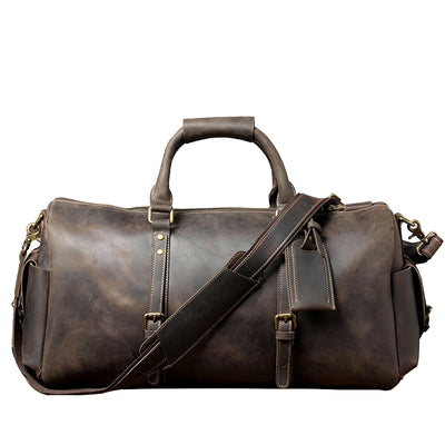Le sac de voyage idéal.  Leather weekender bag, Bags, Weekender bag