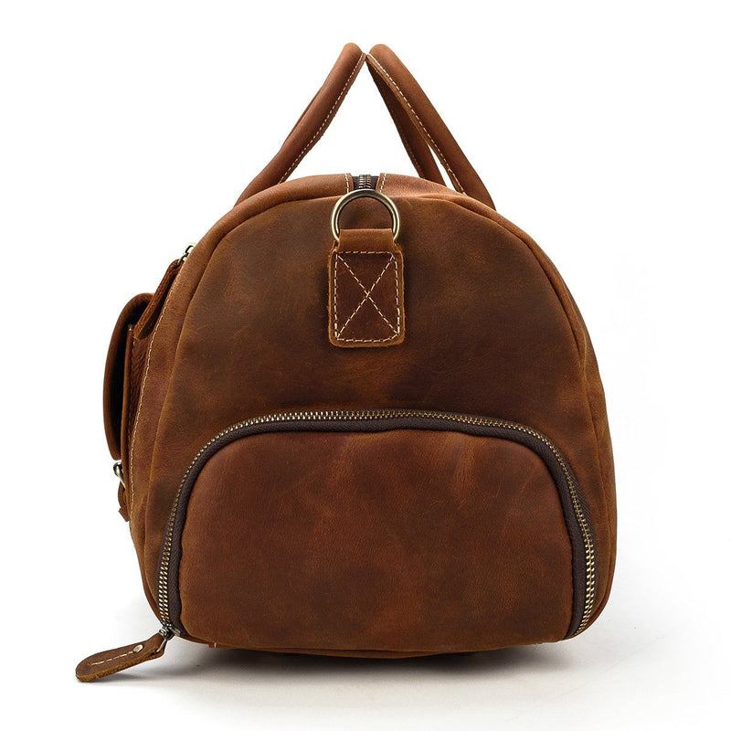 leather weekend bag mens uk