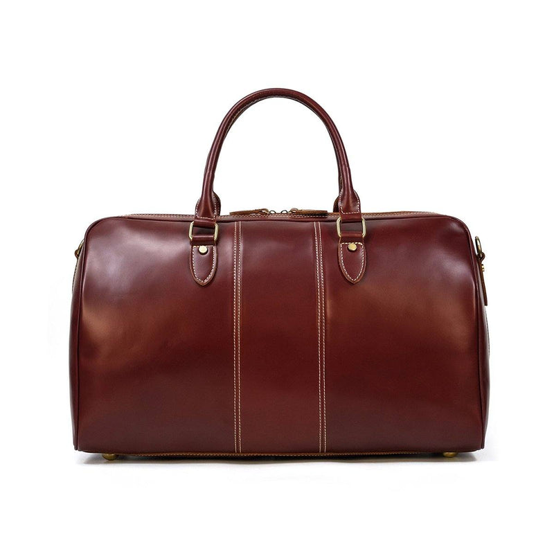 leather weekender bag