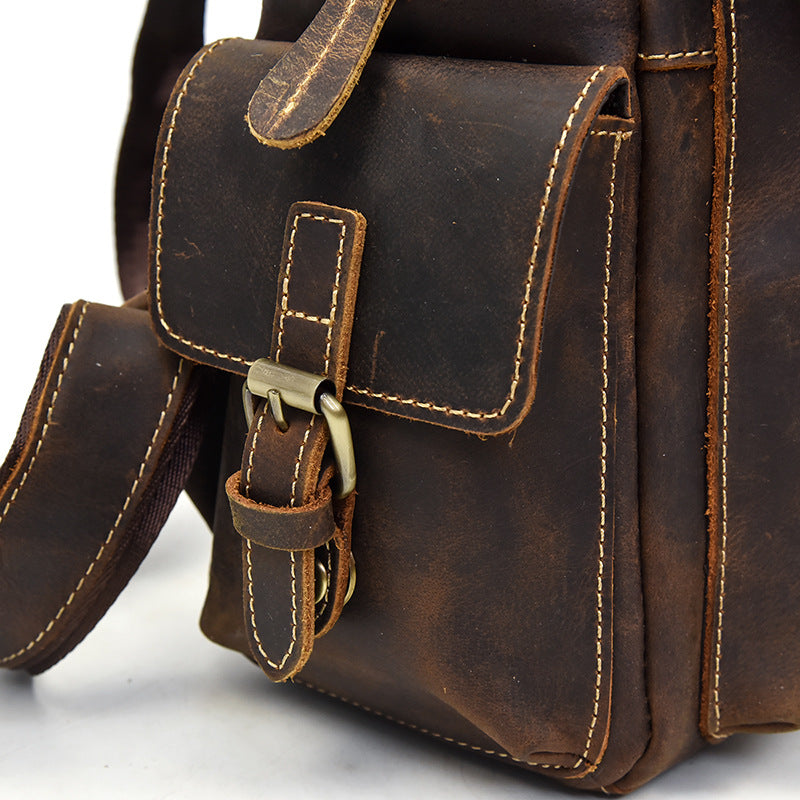 leather womens backpack