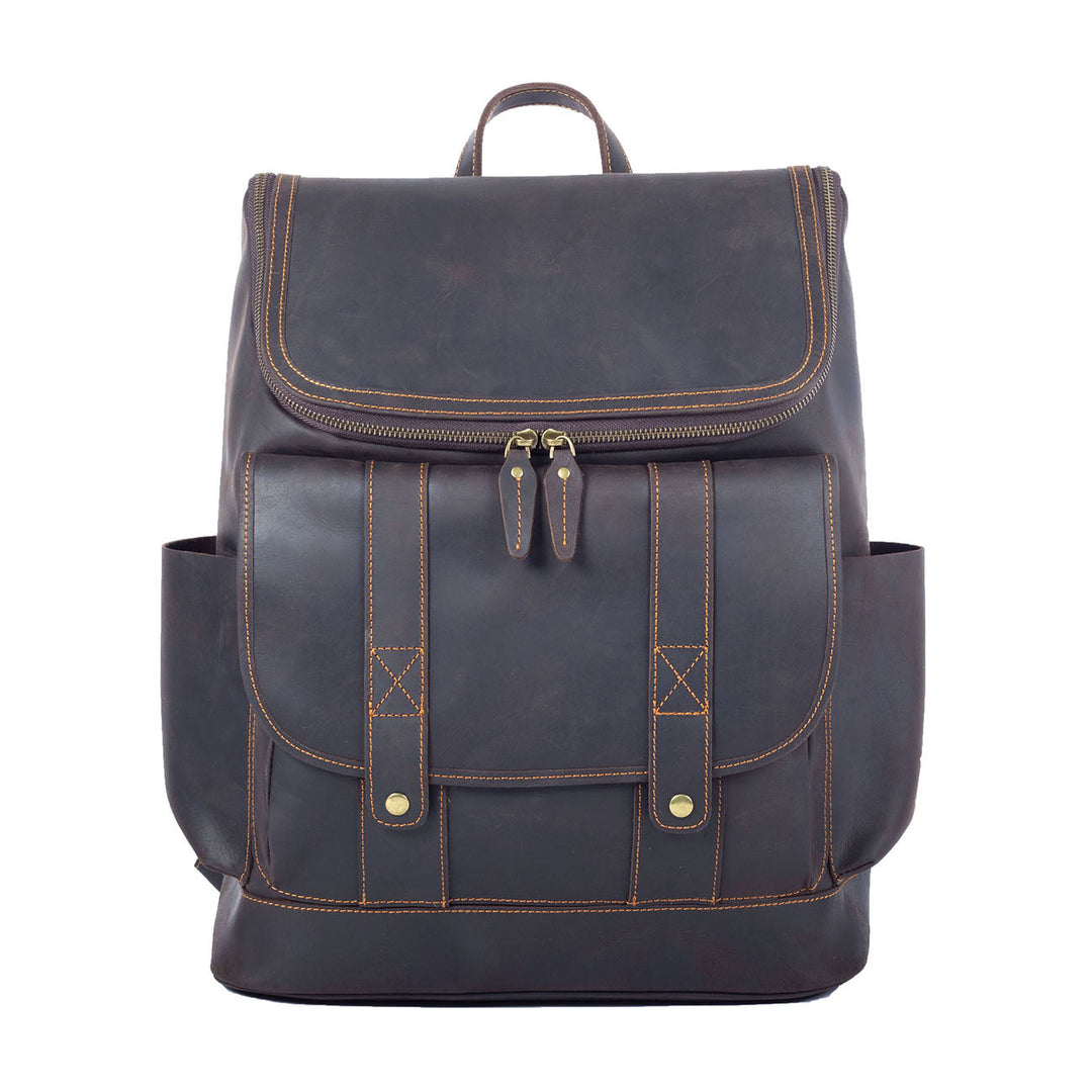 baggu work backpack leather Leather Work Backpack - 20L Everyday Rucksack