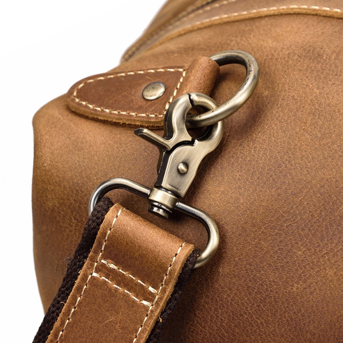 luxury leather holdall bags