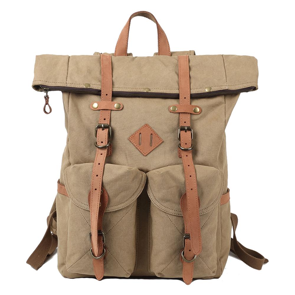 mens canvas laptop backpack