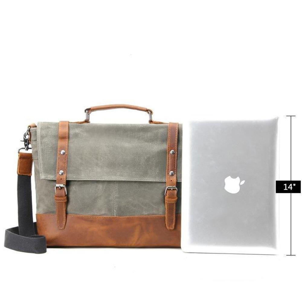 mens fabric briefcase
