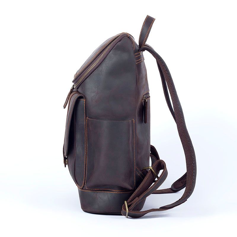 Leather Work Backpack 20L Everyday Rucksack ROYA