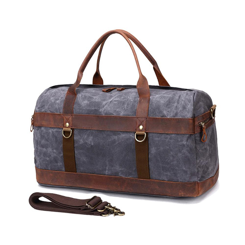 duffle bag grey