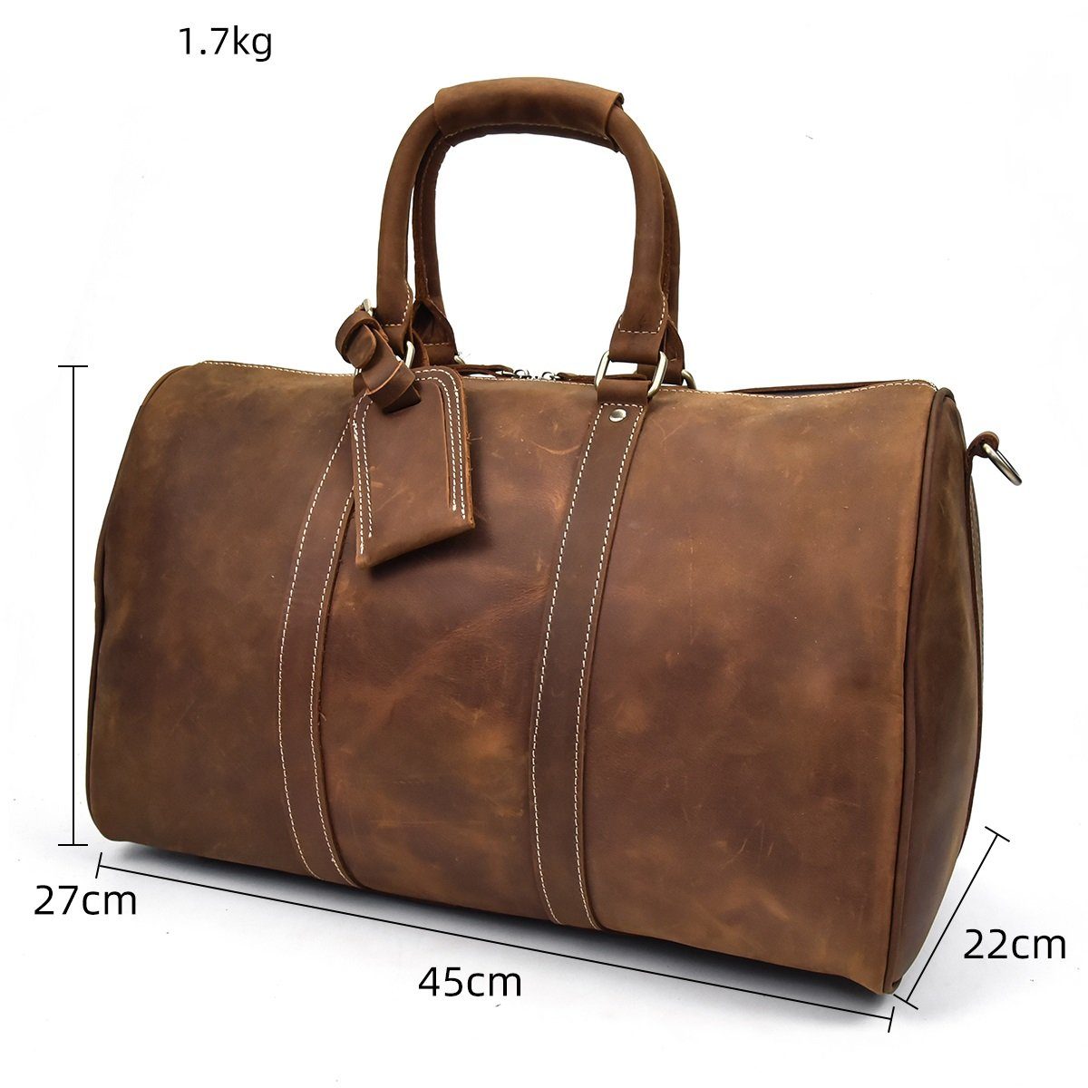 mens leather holdall sale