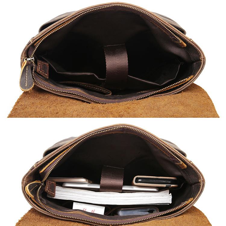mens leather laptop messenger bag