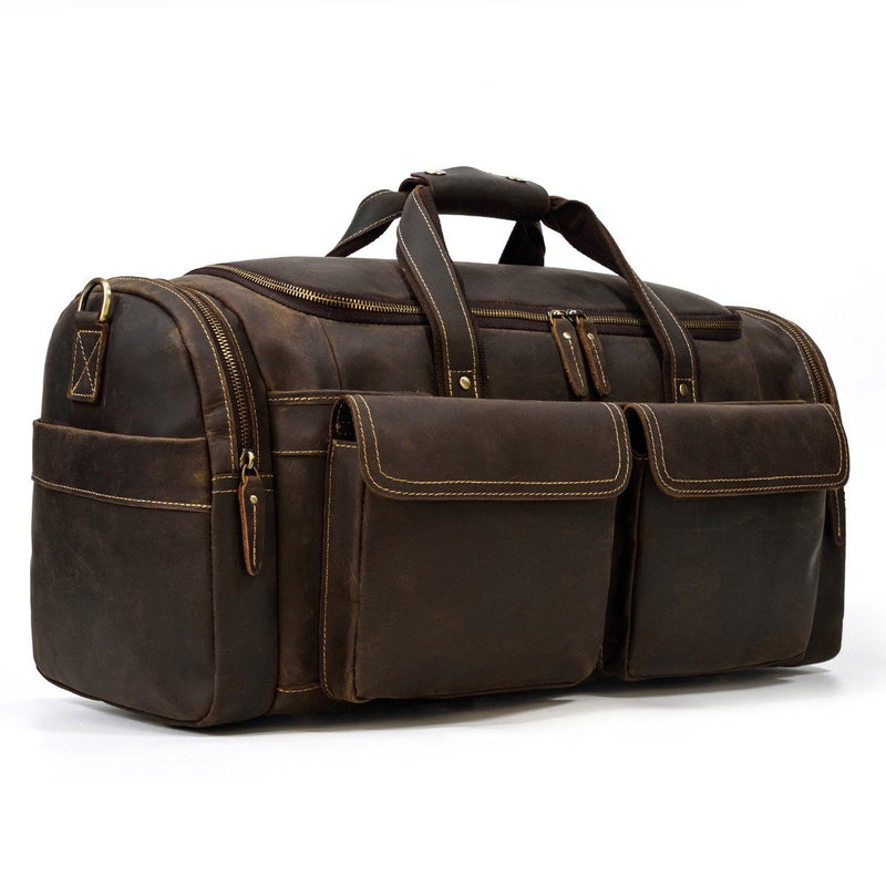 Sac de Voyage en Cuir Homme old school