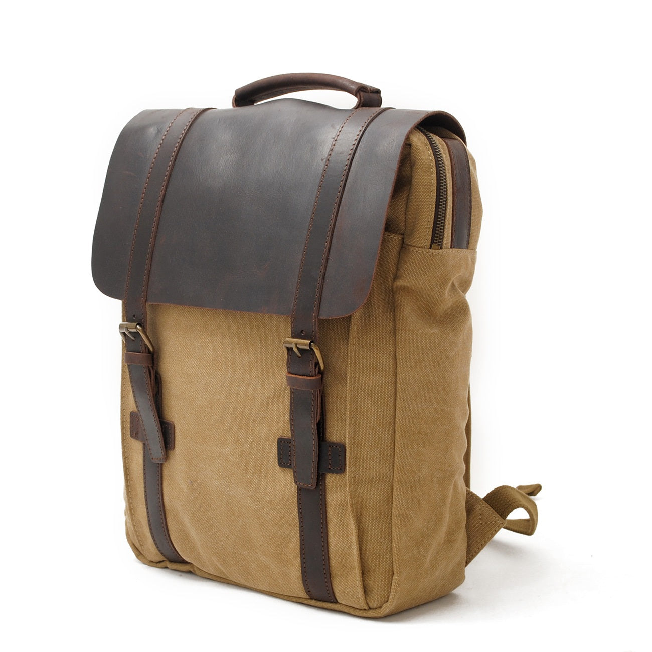 Vintage Bookback - Canvas & Leather Vintage Backpack | NUUK
