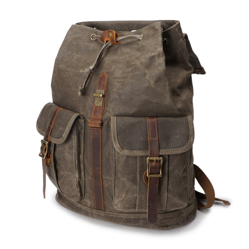 old fashioned backpack