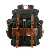 Mochila Vintage de Lona | CHAMONIX - Preto