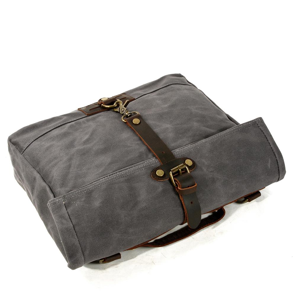 Small Shoulder Bag - Waxed Canvas Side Bag