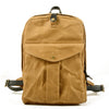 YSTAD - Plecak płócienny vintage 14L na laptopa - Khaki