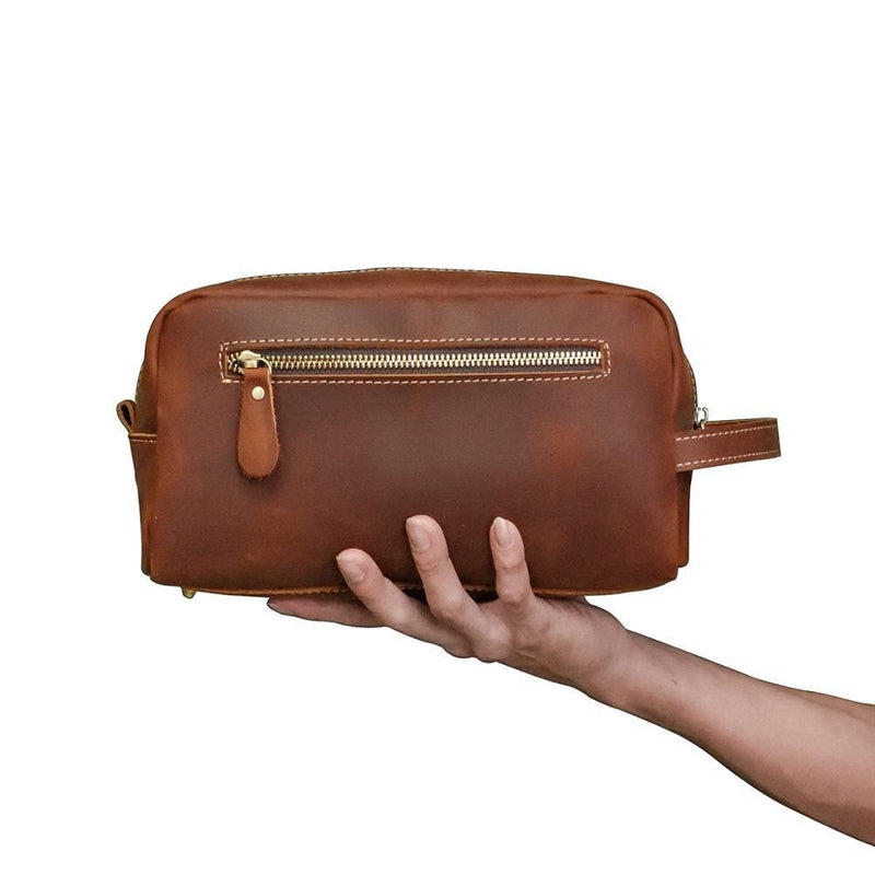 Leather Toiletry Bag