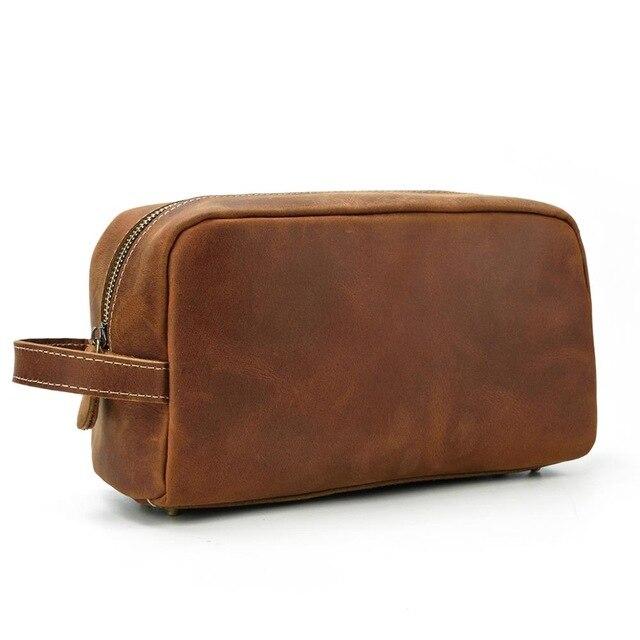 Leather Toiletry Bag