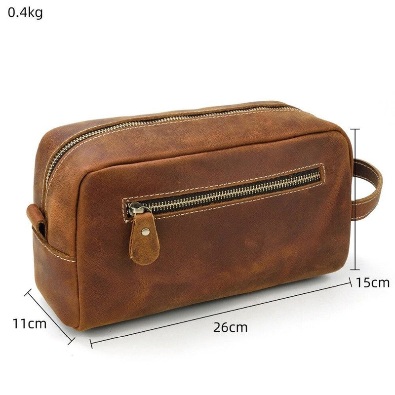 Leather Toiletry Bag