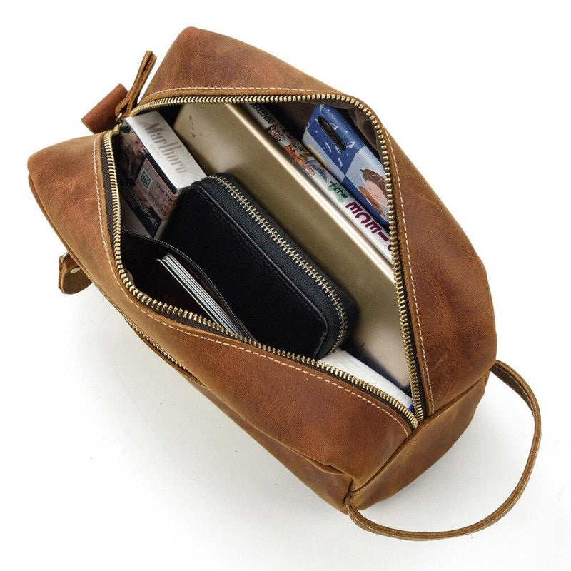 Leather Toiletry Bag