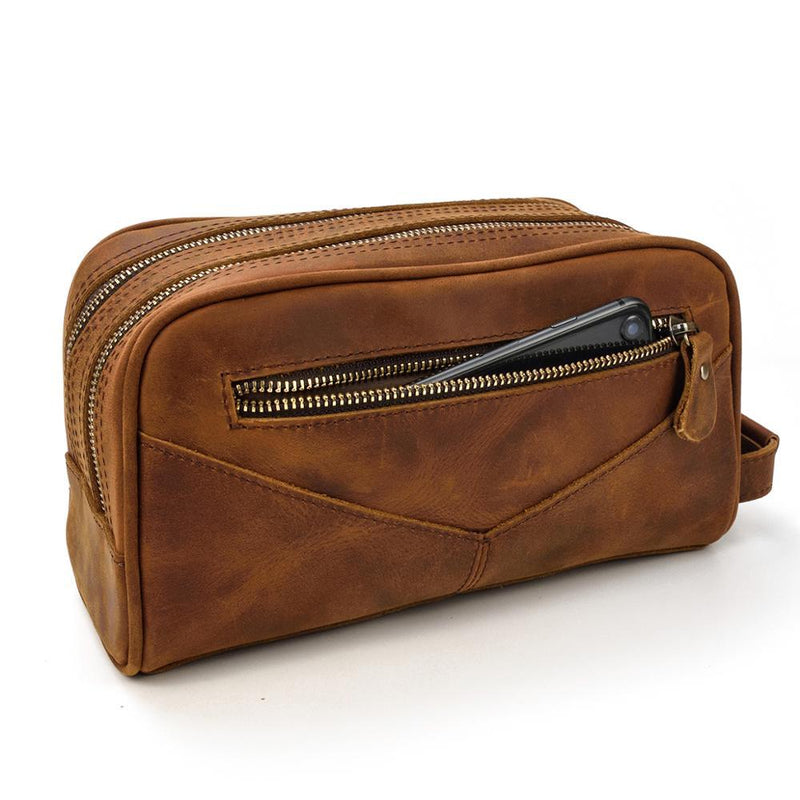 Leather Wash Bag