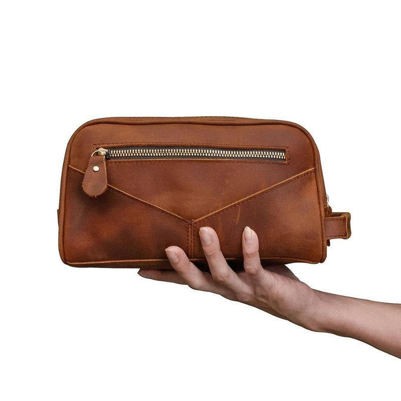 Leather Wash Bag