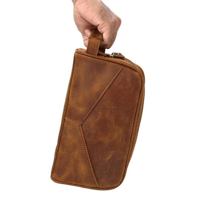 Leather Wash Bag