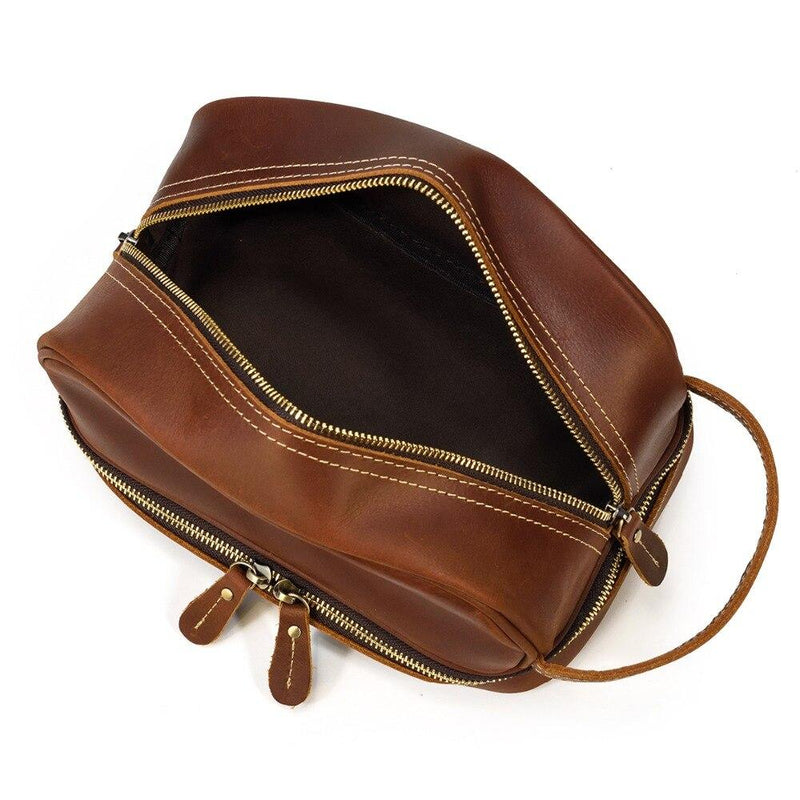 Leather Makeup Bag