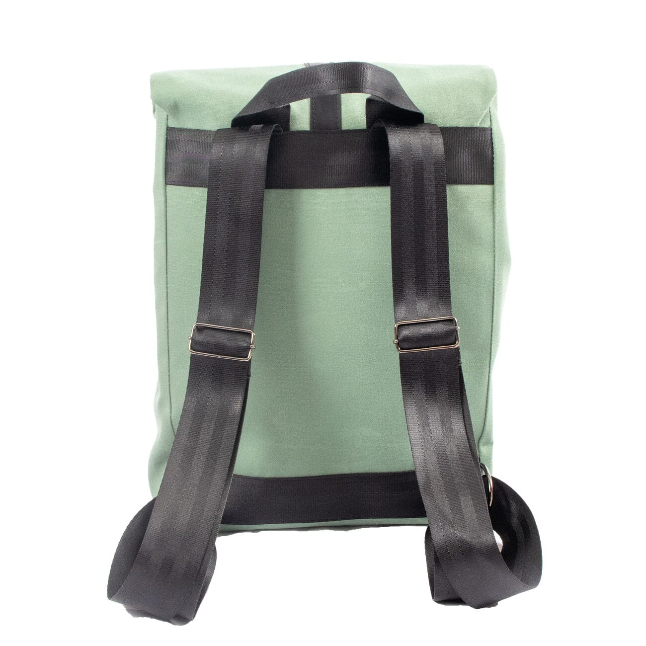 light green recycled plastic backpack