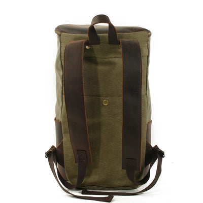 retro canvas backpack