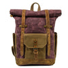 Roll Top Rucksack | COPENHAGUE - Red