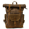 Roll Top Rucksack | COPENHAGUE - Coffee