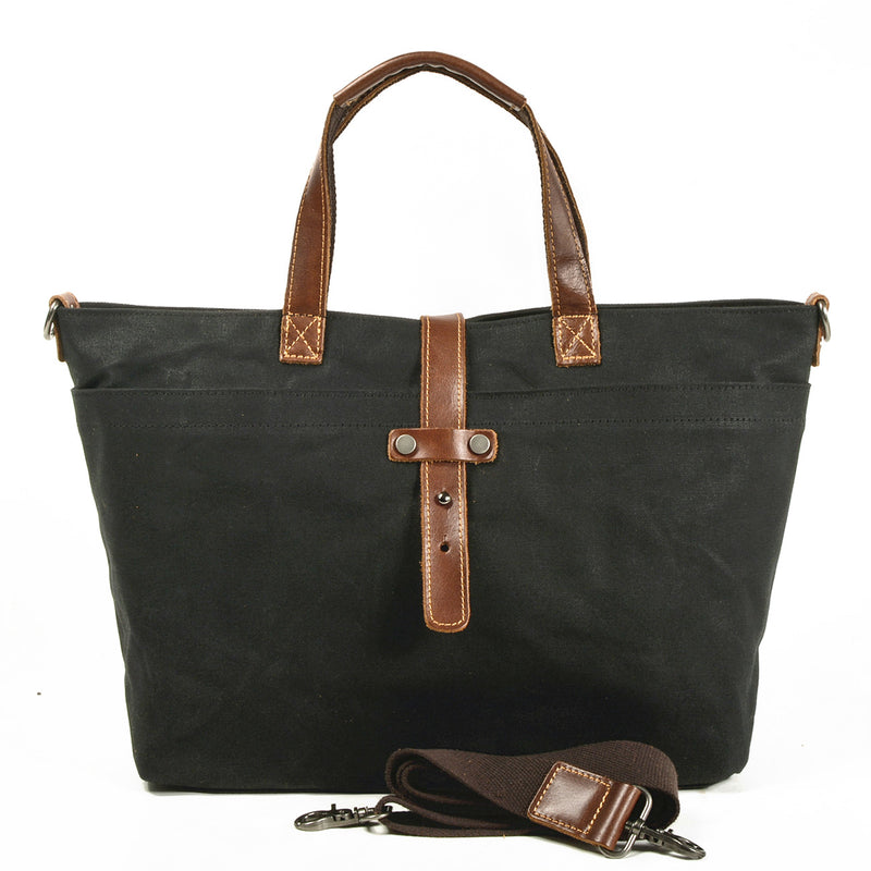 shoulder tote bag black