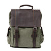 Small Canvas Backpack | MANITOBA - Green Army / No