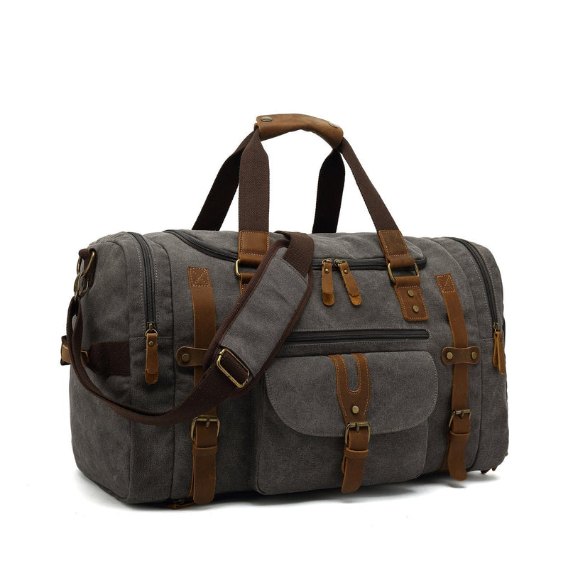 compact travel duffel bag Small Duffle Bag - Vintage Travel Bag