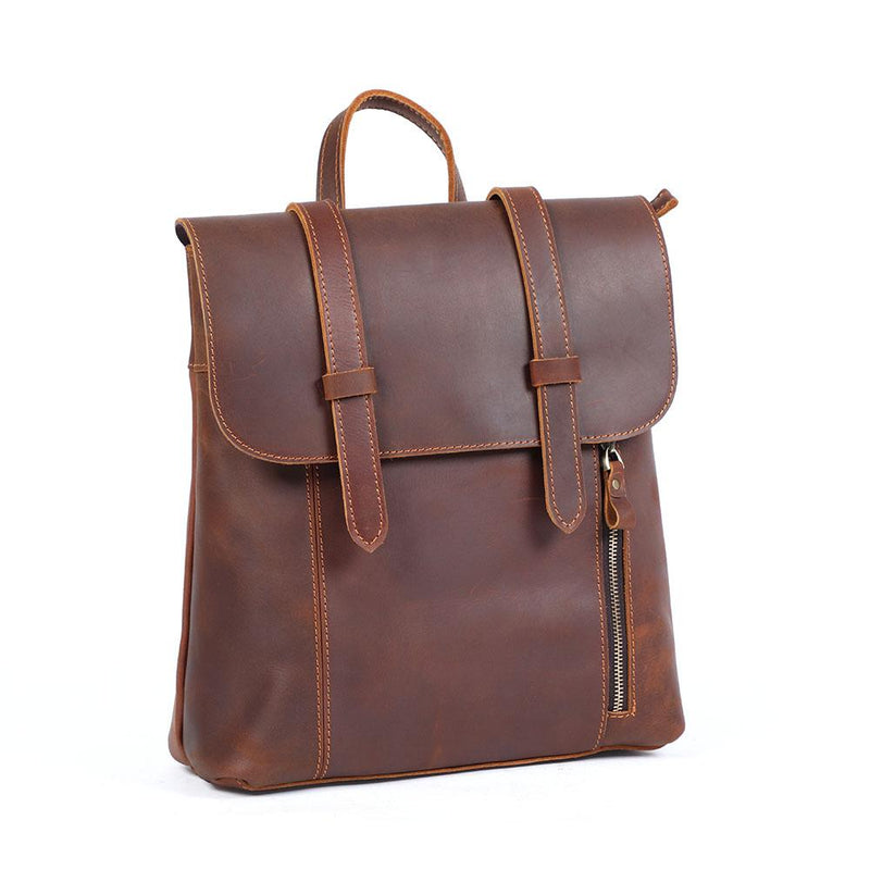 Small Rucksack Style Handbag Small Leather Rucksack - Vintage Fashion Backpack | ITHYA