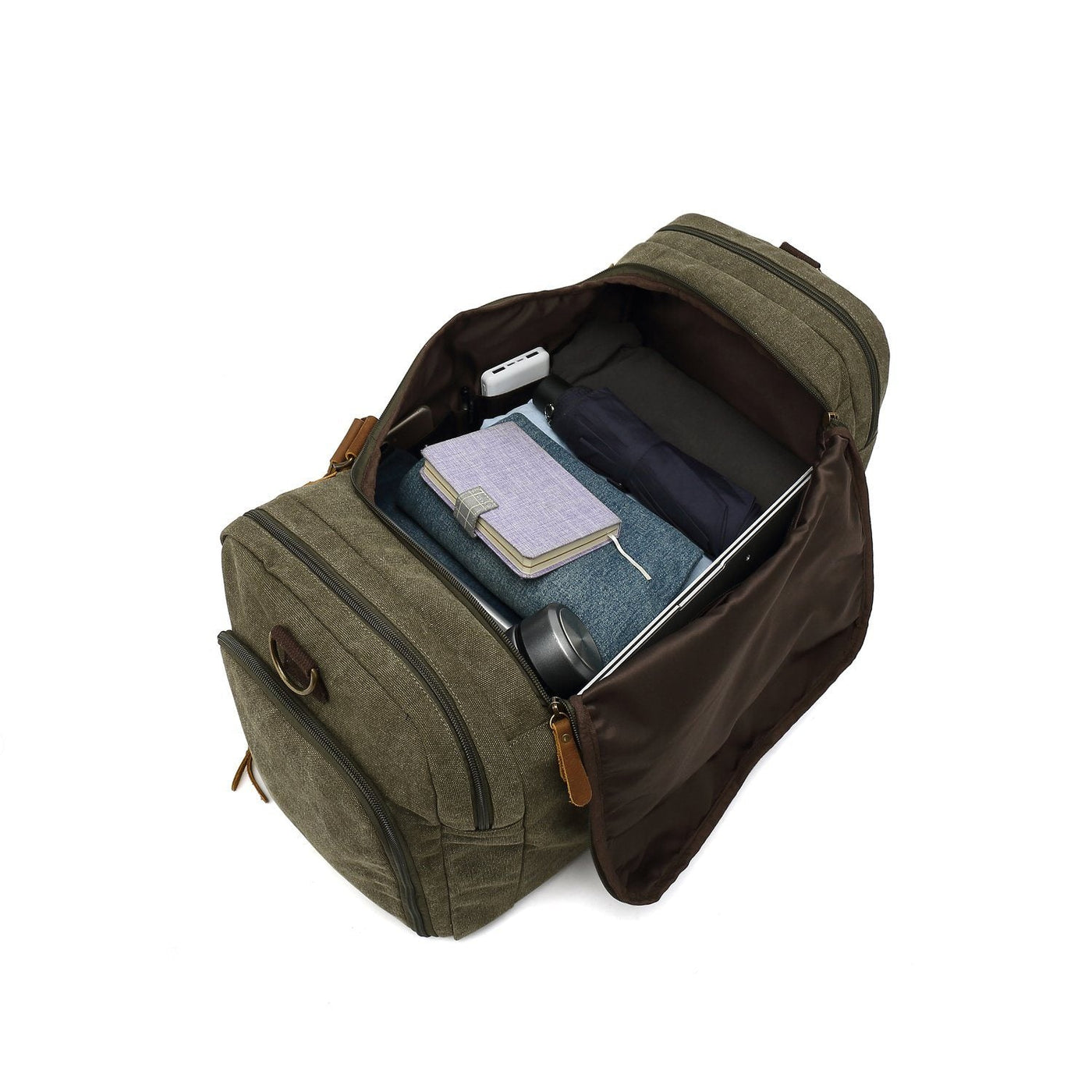 Brown Checkerboard Small Duffle Bag, Small Travel Bag – Verified Baddie