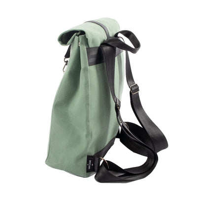 lake green sustainable travel backpack