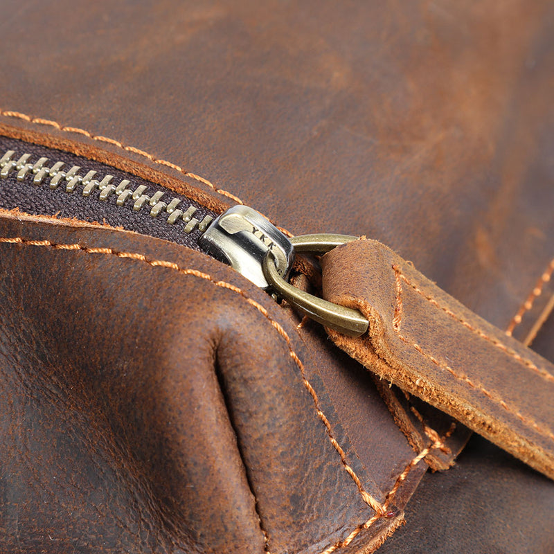 tan leather backpack womens