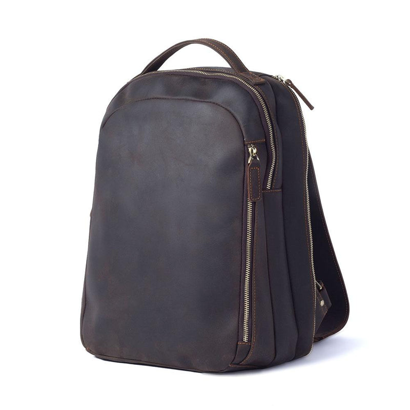 Tan Leather Rucksack - Vintage & Retro Backpack