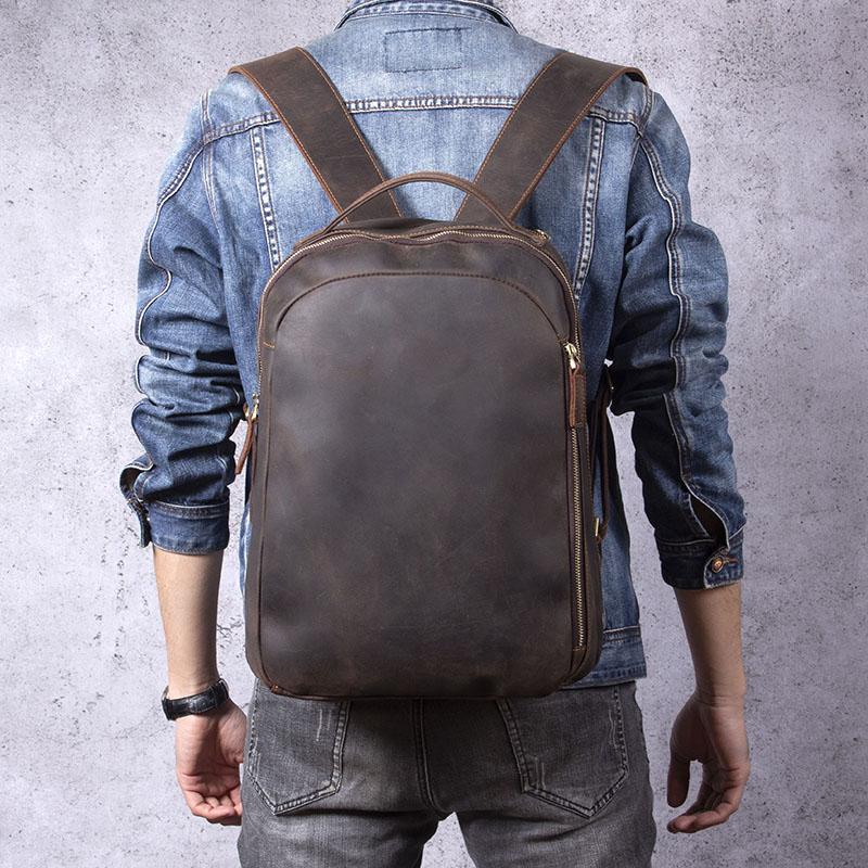 Tan Rucksack Tan Leather Rucksack - Vintage & Retro Backpack | CODA