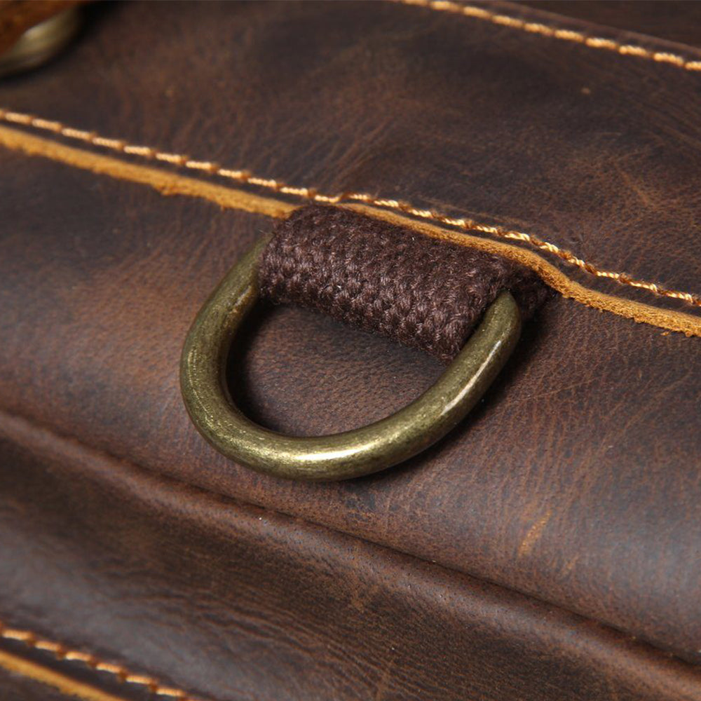 Tan Leather Backpack - Vintage Bag for Men & Women | CAREA