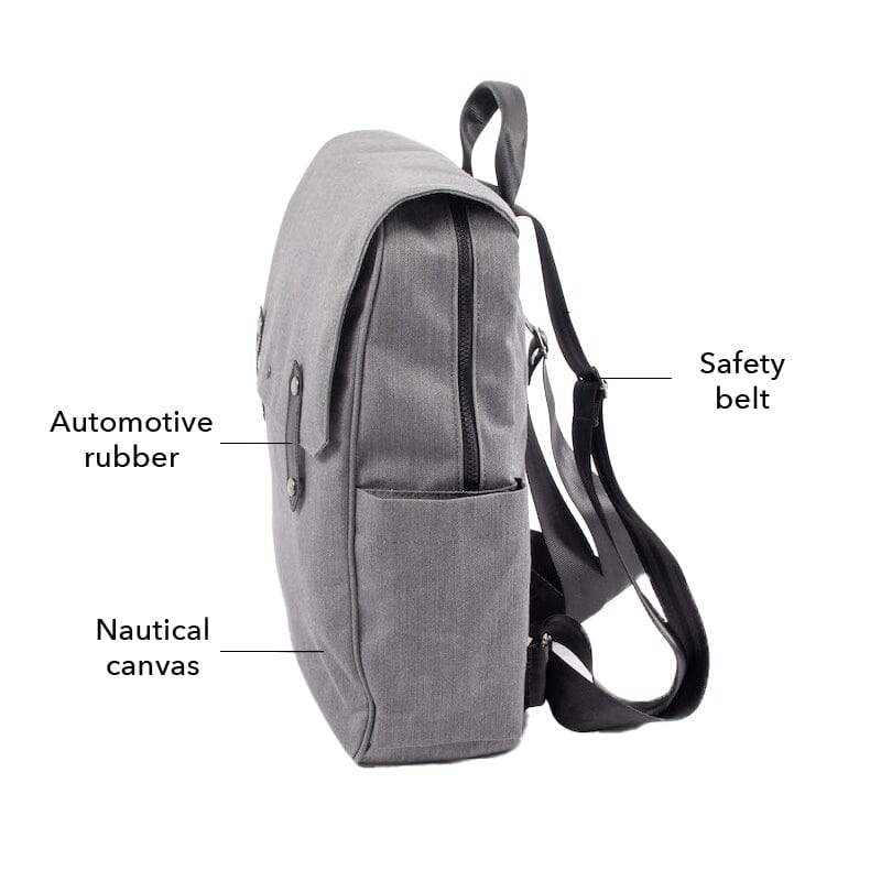 Upcycle Backpack Upcycled Backpack - Recycled Materials Backpack | Saint Lazare