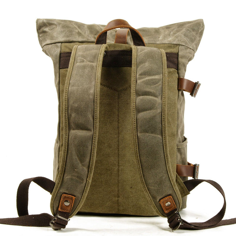 vintage biker backpack