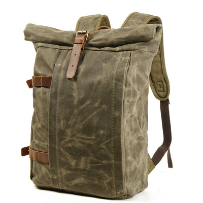 Vintage Canvas Motorcycle Backpack - The Biker's Choice | GSTAAD ...