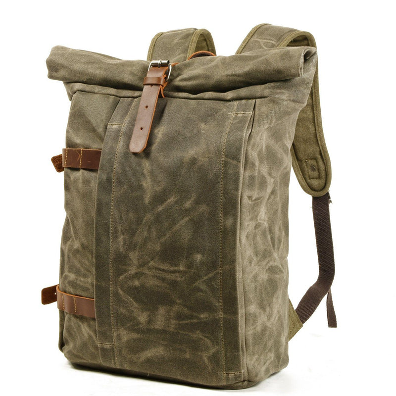vintage biker rucksack