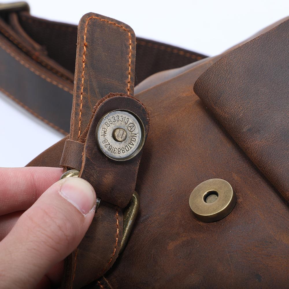vintage brown backpack