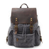 Waxed Canvas Backpack | LATVIA - Light Grey / No