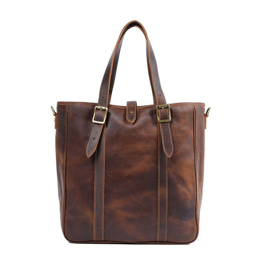 よく見る「芸能人が愛用 Vintage Leather Tote Bag - Fashion & Retro | OLANA バッグ