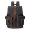 Mochila Vintage de Lona | KARLSTAD - Cinzento-escuro