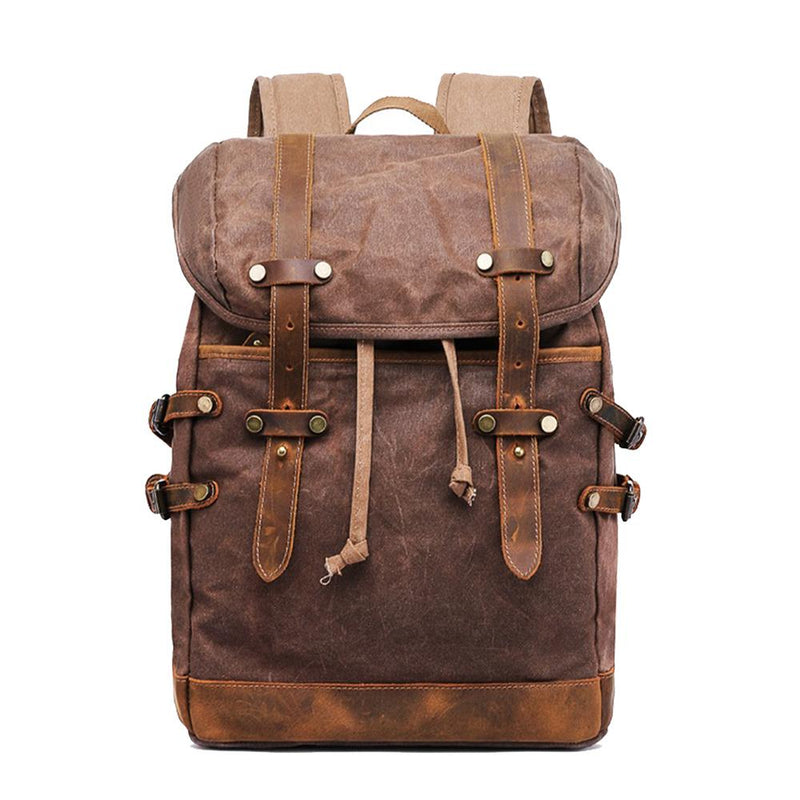 sac à dos randonneur marron
