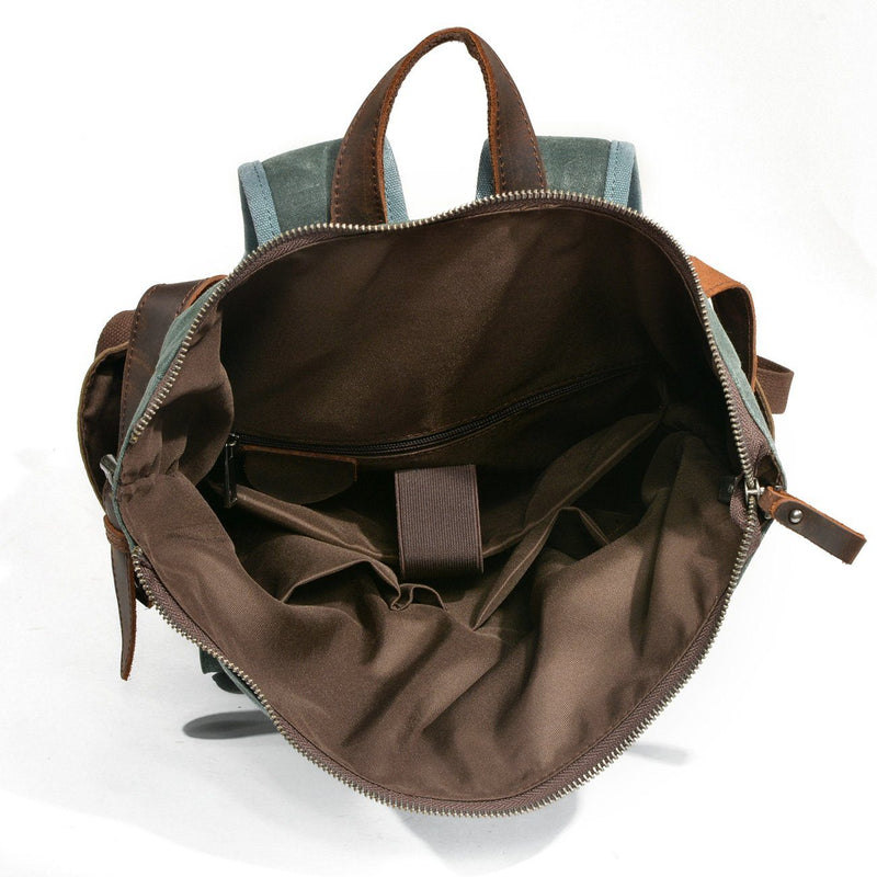 waterproof waxed canvas backpack